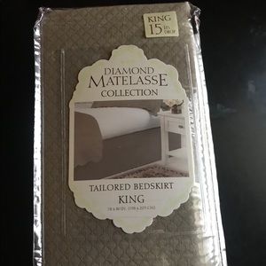 Taupe Bed Skirt-King